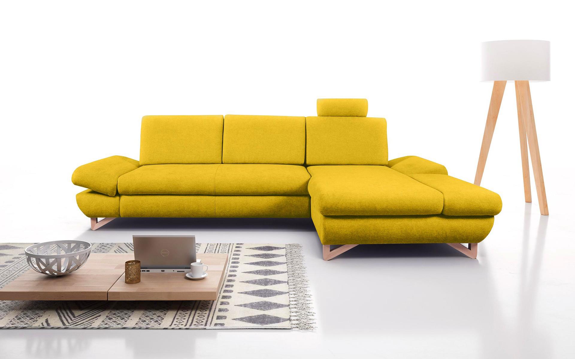 Γωνιακός καναπές Avesta, κίτρινο  3