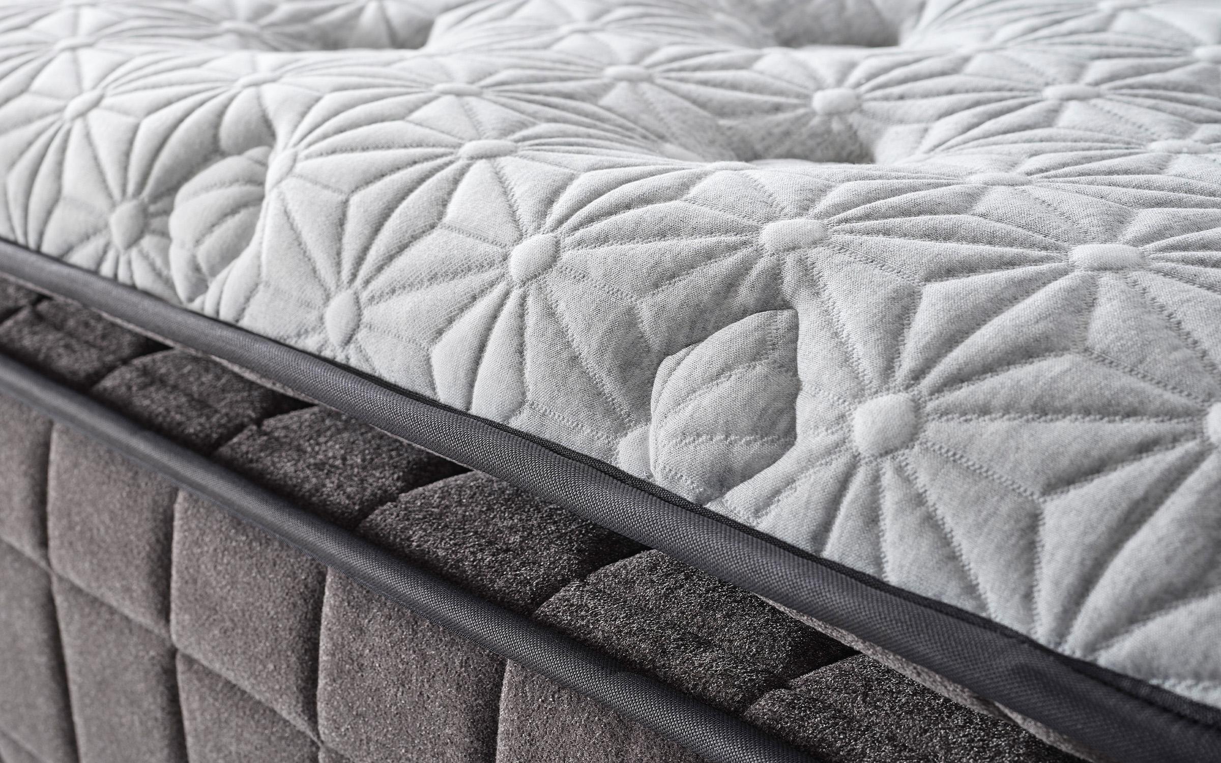 Κρεβάτι Box spring 160/200 Velira + στρώμα, γκρί  10