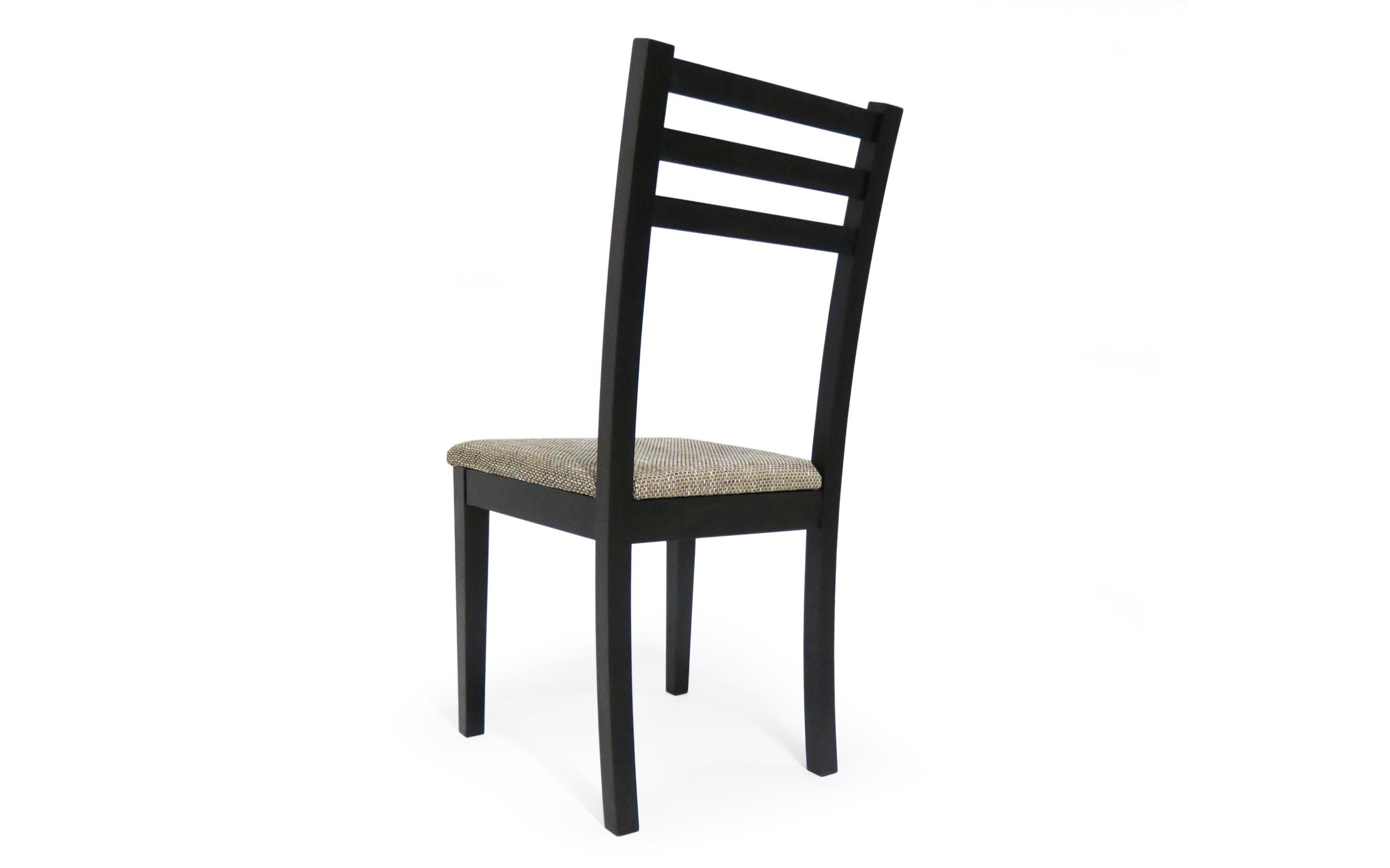 Καρέκλα Oliver, wenge με καφέ κάθισμα  3