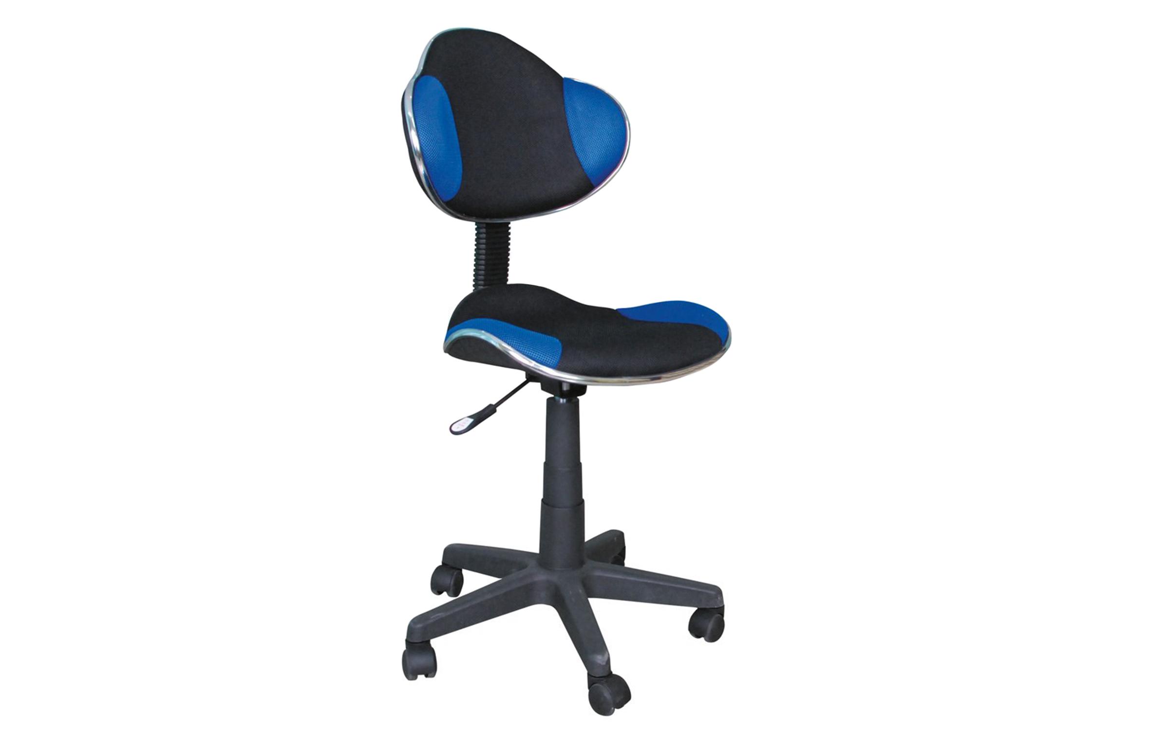 Καρέκλα γραφείου Torry, μαύρο + μπλε  1