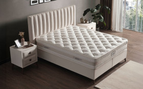 Κρεβάτι Box spring 160/200 Elona + στρώμα thumb