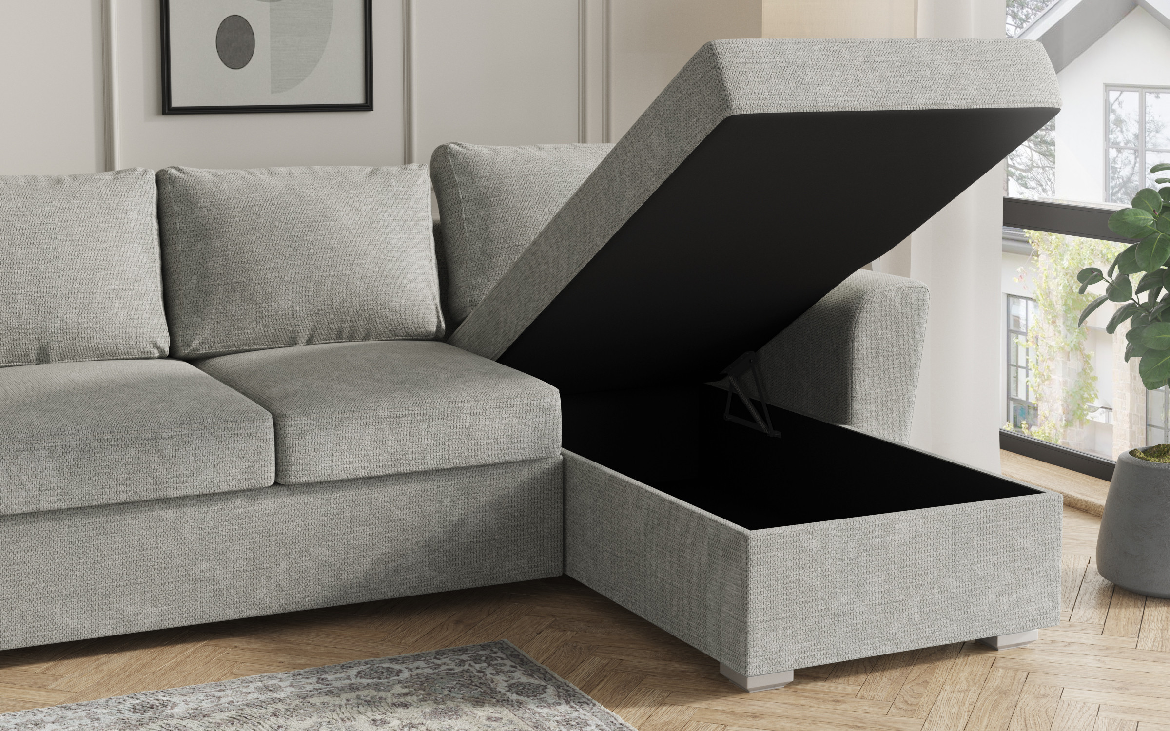 Γωνιακός καναπές-κρεβάτι Michelangelo Ultra thumb