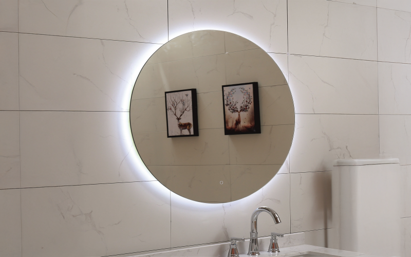 ICL 1495 Καθρέφτης  μπάνιου με LED, 100/100 cm  1