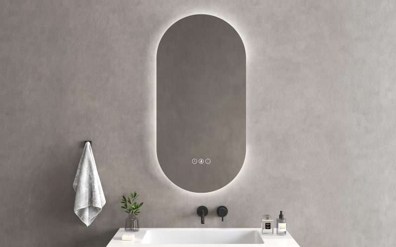 1955-60 Καθρέφτης  μπάνιου με LED, 60/120 cm  1
