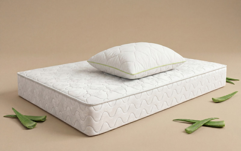 Σετ στρώμα 120/190 + μαξιλάρι Leo Classic + Aloe Dream,   1