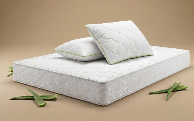 Σετ στρώμα 160/200 + 2 μαξιλάρια Leo Classic + Aloe Dream,   1