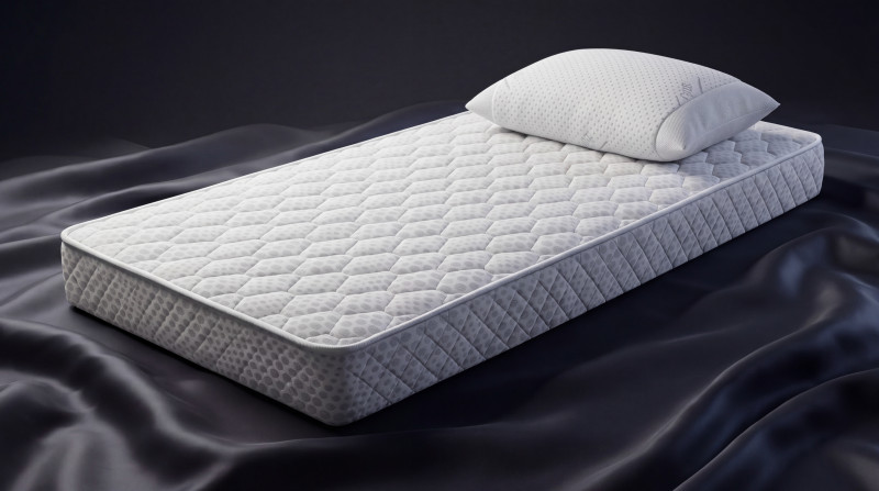 Σετ στρώμα 90/200 + μαξιλάρι Ultra Detox Flex + Silver Sense,   1