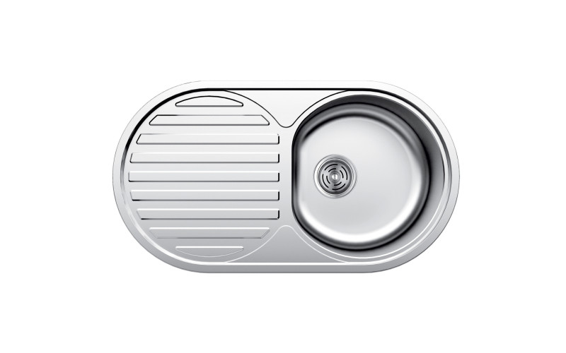 Εντοιχιζόμενος νεροχύτης ICK7944 TAMPICO, χρώμιο, βάθος 16 εκ.  1