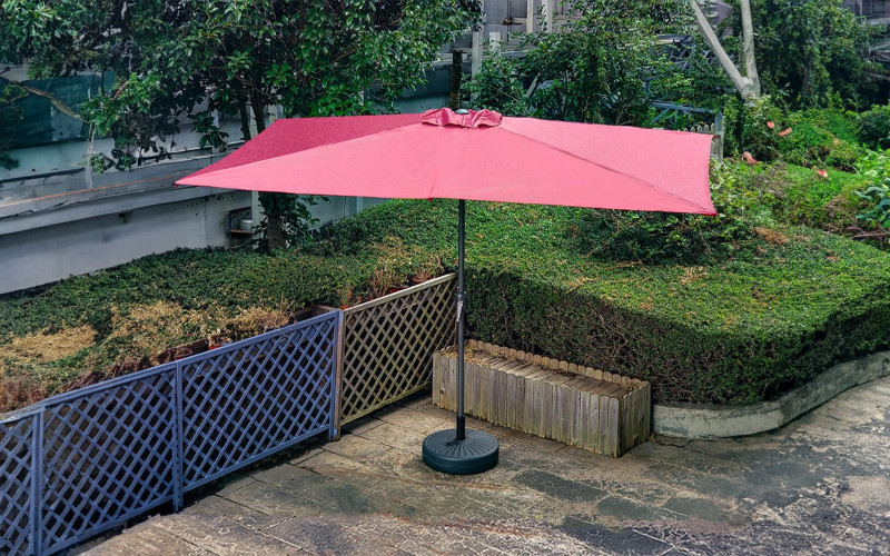 Ομπρέλα κήπου Brelo, κόκκινο  1
