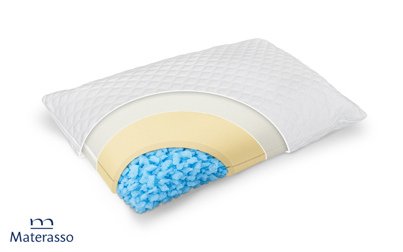 Σετ 2 μαξιλάρια 70/40 Adapti Aqua, λευκό  2