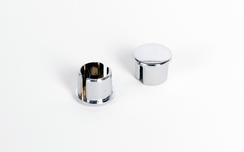 Τάπες σωλήνων κουζίνας M6025, χρώμιο  2