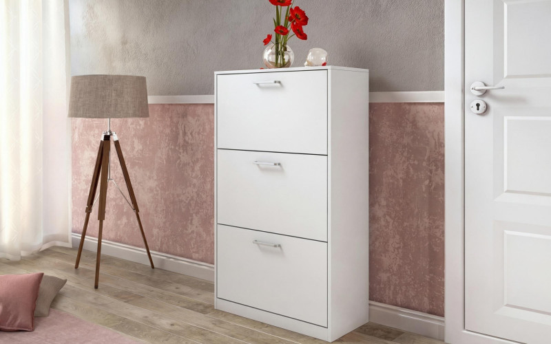 Παπουτσοθήκη Beko 3, λευκό  1