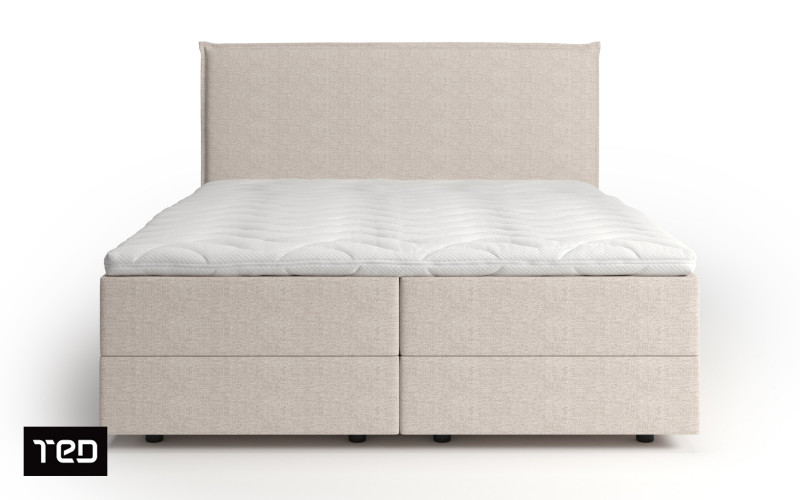 Κρεβάτι Boxspring Modera, μπεζ  5