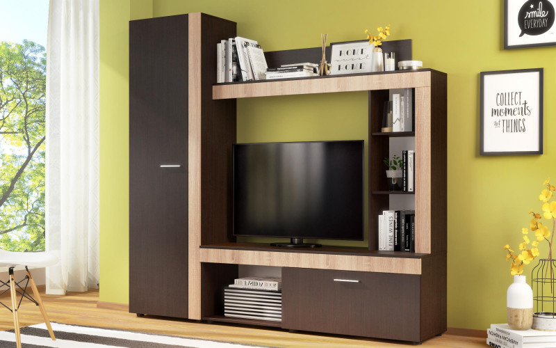 Σύνθεση Emona, wenge + δρυς sonoma  1