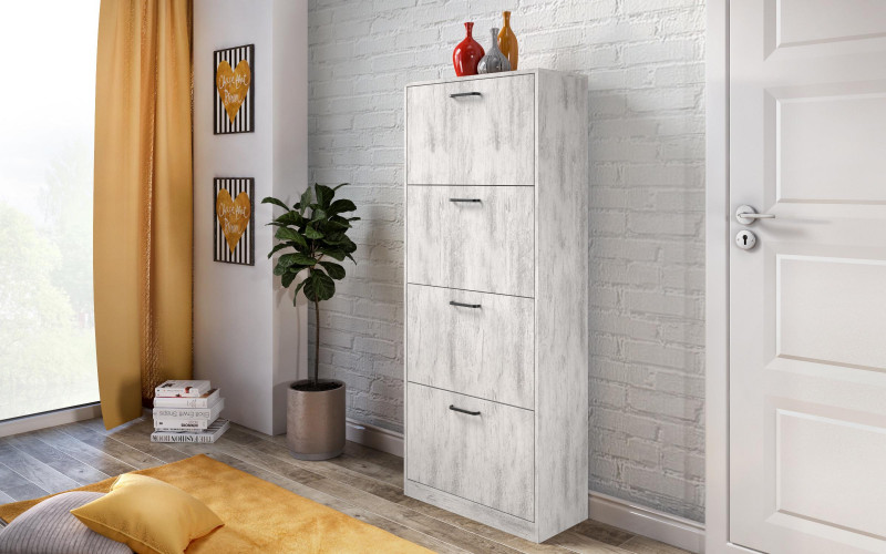 Παπουτσοθήκη Beko 4, δρυς antik  1