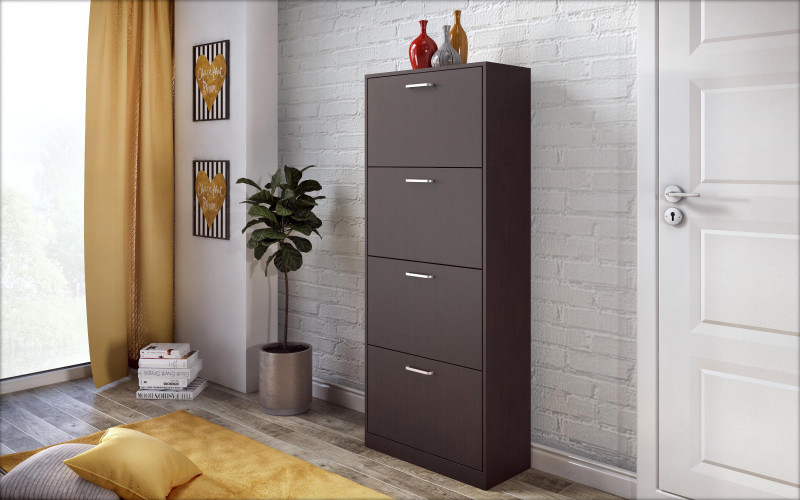 Παπουτσοθήκη Beko 4, wenge  1