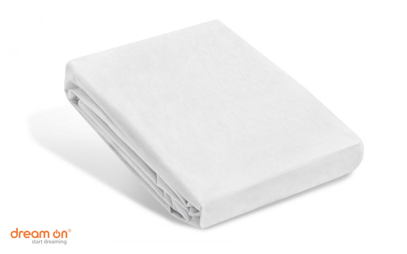 Προστατευτικό μαξιλαριού 50/70 Jersey Cotton, λευκό  1