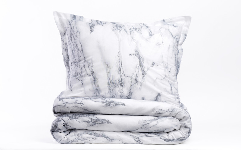 3 τεμάχια 200/220 εκ. Ranforce 100% βαμβάκι Marble, πολύχρωμο  1