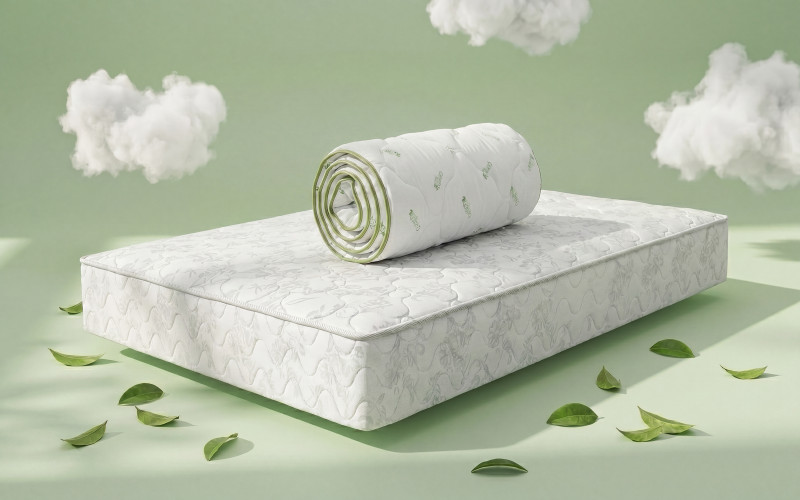 Σετ στρώμα 90/200 + πάπλωμα 150/200 Leo Classic + Green Tea,   1