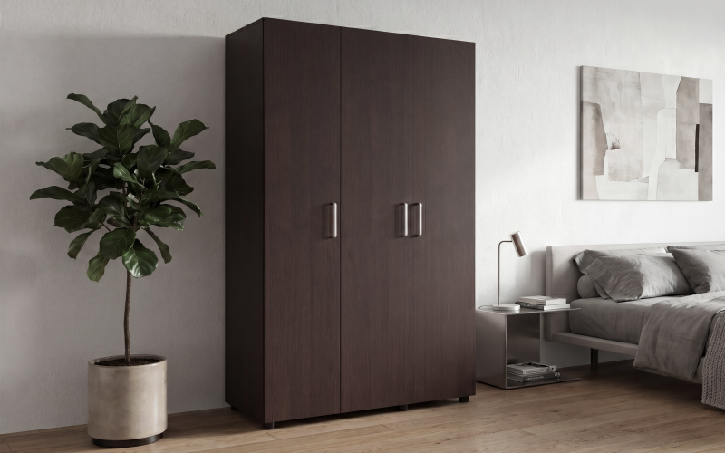 Ντουλάπα με σωλήνα και ράφια Masimo Balance 2, wenge  1