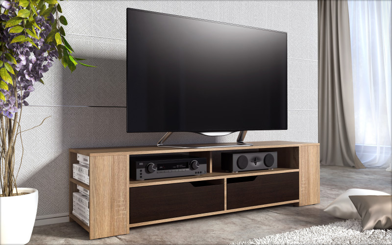 Έπιπλο TV Modesto, δρυς sonoma + wenge  1