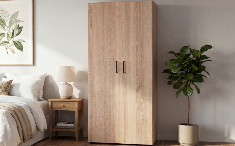 Ντουλάπα με ράφια Masimo Comfort 2, δρυς sonoma  1
