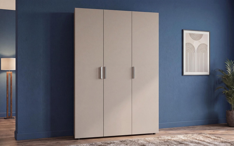 Ντουλάπα με σωλήνα και ράφια Masimo Balance 2, cashmere  1