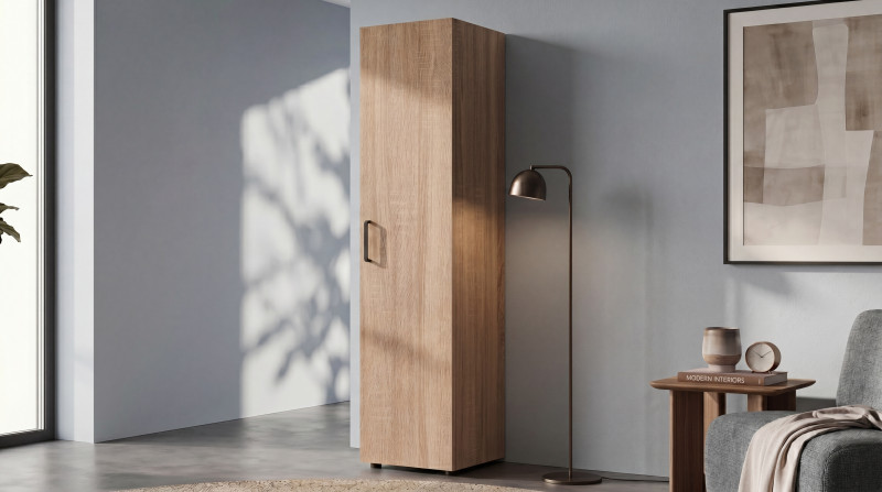 Ντουλάπα με ράφια Masimo Compact 2, δρυς sonoma  1